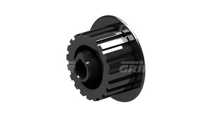 Antriebsrolle mit Kragen