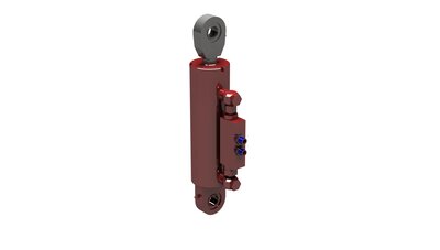 Double Acting Hydraulic Ram With Relief Valve Block