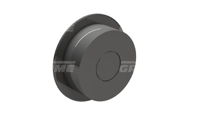 Rolle mit Kragen A-Ø150 x  I-Ø16,5 x 52,5mm