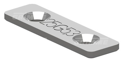 Rivet Plate 25/5,3