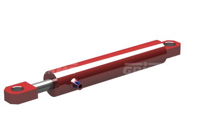 Drawn-In Hydraulic Ram