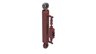 Double Acting Cylinder With Relief Valve Block