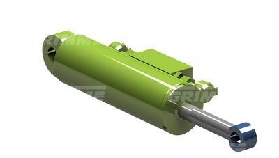 Double Acting Hydraulic Ram With Relief Valve Block