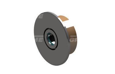 Rolle mit Kragen