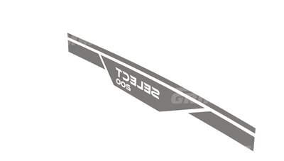 Label SELECT L/H Rear