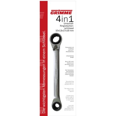 Ring-Ratschenschlüssel "4in1"