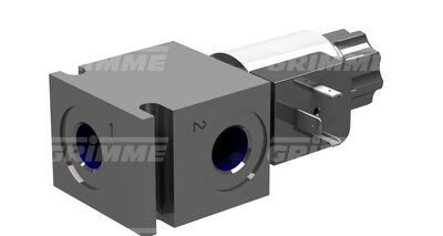 2/2 Check Valve Double Close Pipe