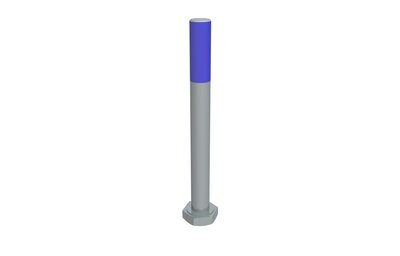 Hexagon Bolt M10x100-DIN931-8.8 Galvanized