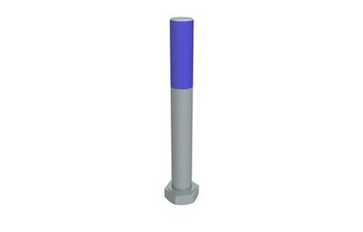 Hexagon-Screw M16x130 931-10.9flZn