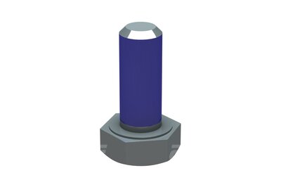 Hexagon Head Screw 933M10x25-8.8 Galvanized