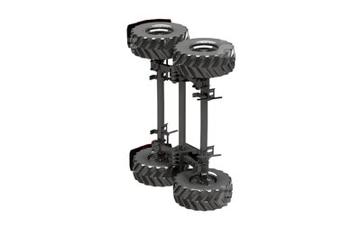 Tandem Axle 2x Brake Axle