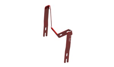 Abstreiferhalter Hinten
